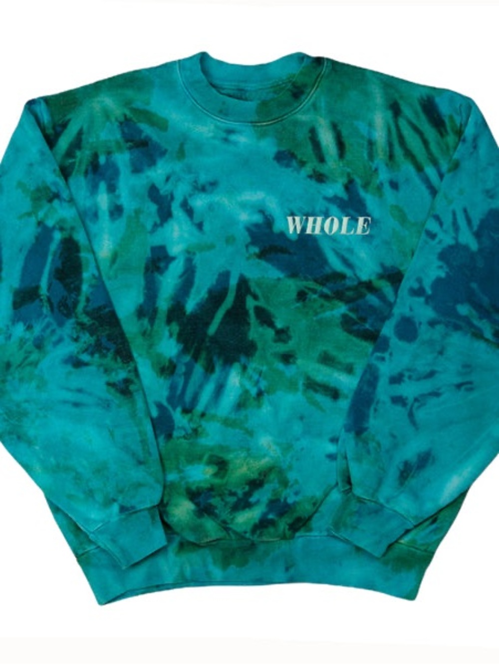WHOLE drink this milk ocean sweater NWT Tie dye
